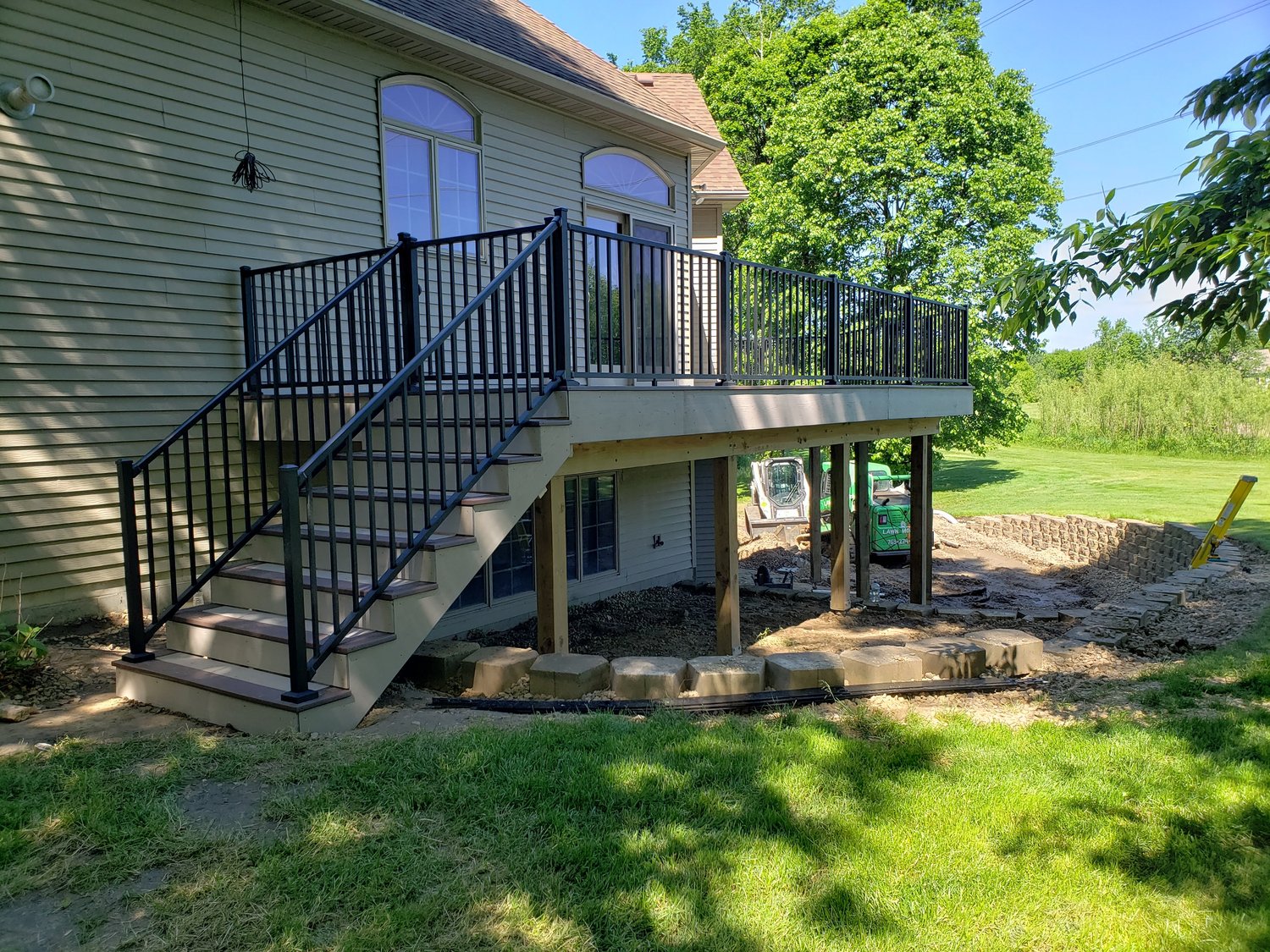 Deck Addition and Railings - Due North Custom Construction